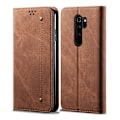 Miniatyrbillede 2 af 2: Jeans Xiaomi Redmi Note 8 Pro etui - Kaffe Brown