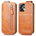 Pikkukuva 1 / 6: Vertical Flip Phone Suojakotelo With Zipper For Motorola Moto G23 / G13 - Ruskea Brown