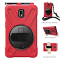 Pikkukuva 2 / 2: Samsung Galaxy Tab Active 2 X-muotoinen yhdistelmäkotelo - Punainen Red