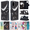 Pikkukuva 2 / 2: Wonderland Samsung Galaxy A71 flip kuoret - Perhoset Ja Kukkia Multicolor