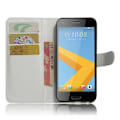 Miniatyrbillede 2 af 2: HTC A9s stilfuldt læder-etui m. kortholder - Hvid White