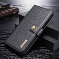 Miniatyrbillede 2 af 2: DG.MING Huawei P30 Pro 2-in-1 split læderetui - Sort Black