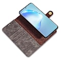 Pikkukuva 2 / 2: DG.MING Samsung Galaxy S20 Plus 2-in-1 lompakkokotelo - Harmaa Silver grey