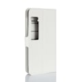 Miniatyrbild 2 av 2: Meizu Pro 7 Vikbart läder fodral - Vit Vit