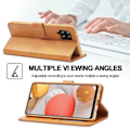 Miniatyrbillede 4 af 6: LC.IMEEKE Samsung Galaxy A42 5G flip etui - brun Brown