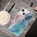Miniatyrbillede 2 af 2: Marble design iPhone 14 cover - Rose / Blå Marmor Multicolor