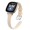 Miniatyrbild 1 av 2: Fitbit Versa 3 T-Shape äkta läder klockarmband - Beige Beige