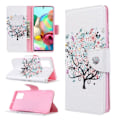Pikkukuva 1 / 2: Wonderland Samsung Galaxy A71 flip kuoret - Kukka Puu Multicolor
