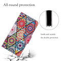Pikkukuva 5 / 6: Wonderland Samsung Galaxy A24 4G Läppäkotelo - Rhombus / Totem Multicolor