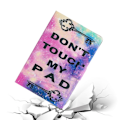 Miniatyrbild 2 av 2: Samsung Galaxy Tab A8 10.5 (2021) läderfodral med coolt mönster - Rör Inte Min Surfplatta multifärg