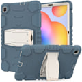 Miniatyrbild 1 av 2: Samsung Galaxy Tab S6 Lite silikonfodral med kickstand - Blå Kornblomma Blå