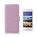 Miniatyrbillede 1 af 2: HTC Desire 650 beskyttende og flot læder-etui - Lyserød Pink