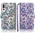 Pikkukuva 1 / 2: Huawei P20 Pro kuvioitu nahkainen suojakotelo - Paisley Kukka Multicolor
