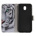Miniatyrbillede 2 af 2: Samsung Galaxy J5 (2017) Trendy og solid læder etui - Tiger Multicolor