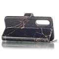 Pikkukuva 2 / 2: Marble design Huawei P30 kotelot - Musta Marmori Black