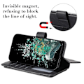 Miniatyrbillede 3 af 6: 10-slot Pung Etui til OnePlus Ace Pro / 10t - Sortliggrøn Green