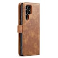 Pikkukuva 2 / 2: DG.Ming Samsung Galaxy S23 Ultra 2-in-1 Lompakko Suojakotelo - Ruskea Brown