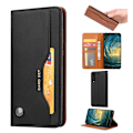 Miniatyrbillede 1 af 2: Huawei P20 auto-absorberende PU læder flip etui - Sort Black