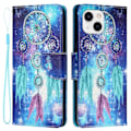 Miniatyrbillede 1 af 2: Wonderland iPhone 14 flip etui - Blå Drømmefanger Blue