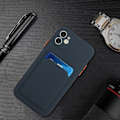 Pikkukuva 2 / 2: Card Holder Suojakuori For iPhone 12 / 12 Pro - Tummansininen Blue