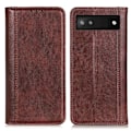 Pikkukuva 1 / 6: Aito nahkakotelo magneettisuljuksella Google Pixel 7a - Ruskea Red