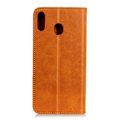 Pikkukuva 2 / 2: Samsung Galaxy A40 halkaistu nahkakotelo - Ruskea Brown