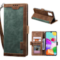 Miniatyrbillede 1 af 2: Surburbian Samsung Galaxy A41 flip etui - Mørkegrøn Green
