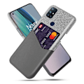 Miniatyrbillede 1 af 2: Bofink OnePlus Nord N10 5G Card cover - grå Silver grey