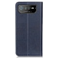 Miniatyrbillede 2 af 2: Flip Etui med Pung i Ægte Læder til ASUS Rog Phone 6 - Blå Blue