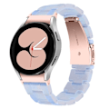 Miniatyrbillede 2 af 2: Samsung Galaxy Watch 5 / 5 Pro urrem i resin-stil - Lyseblå Blue
