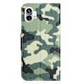 Pikkukuva 2 / 2: Wonderland Nothing Phone (1) Läppäkotelo - Camouflage Green