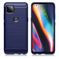 Pikkukuva 1 / 2: Carbon Flex Motorola Moto G 5G kotelot - Sininen Blue