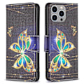 Miniatyrbillede 1 af 2: Wonderland iPhone 14 Pro Max flip etui - Smykke Sommerfugl Black