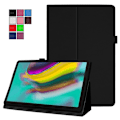 Miniatyrbillede 2 af 2: Samsung Galaxy Tab A 10.1 (2019) litchi lædercover - sort Black