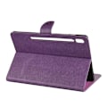 Pikkukuva 2 / 2: Samsung Galaxy Tab S6 painatus perhonen kukka nahkakotelo - Violetti Pink