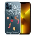 Miniatyrbillede 1 af 2: Mønstertryk i juleserien Fleksibel Anti-fall Phone Case Protector iPhone 13 Pro Max 6,7 tommer - Christmas Treespynt Multicolor