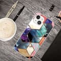 Miniatyrbilde 2 av 2: Marmordesign iPhone 14 deksel - Fargerike Kubefliser Multicolor