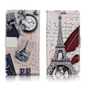 Pikkukuva 1 / 2: Sony Xperia L2 vintage suojakotelo - Eiffel torni ja sulka Multicolor