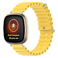 Miniatyrbillede 2 af 2: Fitbit Sense 2 / Versa 4 / 3 ocean band style urrem - Gul Yellow