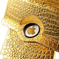 Miniatyrbillede 2 af 2: Disco (Guld) iPad Air Læder etui Gold