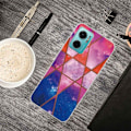 Miniatyrbillede 2 af 2: Marble design Xiaomi Redmi Note 11E cover - Rose / Orange / Blå Multicolor