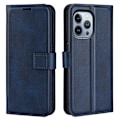 Pikkukuva 1 / 2: iPhone 14 Pro Max nahkainen lompakokkotelo - Sininen Blue