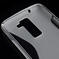 Miniatyrbillede 2 af 2: Lagerlöf mat TPU cover til LG K8 - Gennemsigtig Transparent
