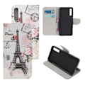 Miniatyrbillede 1 af 2: Wonderland Samsung Galaxy A70 etui - Eiffel Tårnet Silver grey