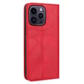 Miniatyrbilde 2 av 2: Bofink Vintage iPhone 15 Pro Læretui - Rød Red