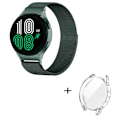 Miniatyrbillede 1 af 4: Samsung Galaxy Watch 5 Pro urrem i rustfrit stål med klart cover - Grøn Green