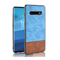 Miniatyrbild 1 av 2: Samsung Galaxy S10 Plus två tons hybrid läderfodral - Blå Blå