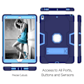 Pikkukuva 2 / 2: iPad Air (2019) iskunkestävä hybridikotelo - Tummansininen / Vauvasininen Blue