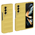 Miniatyrbild 1 av 2: Mjukt greppformat Samsung Galaxy Z Fold4 skal - Gul Gul