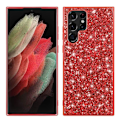 Pikkukuva 1 / 6: Glitter Samsung Galaxy S23 Ultra Suojakotelo - Punainen Red